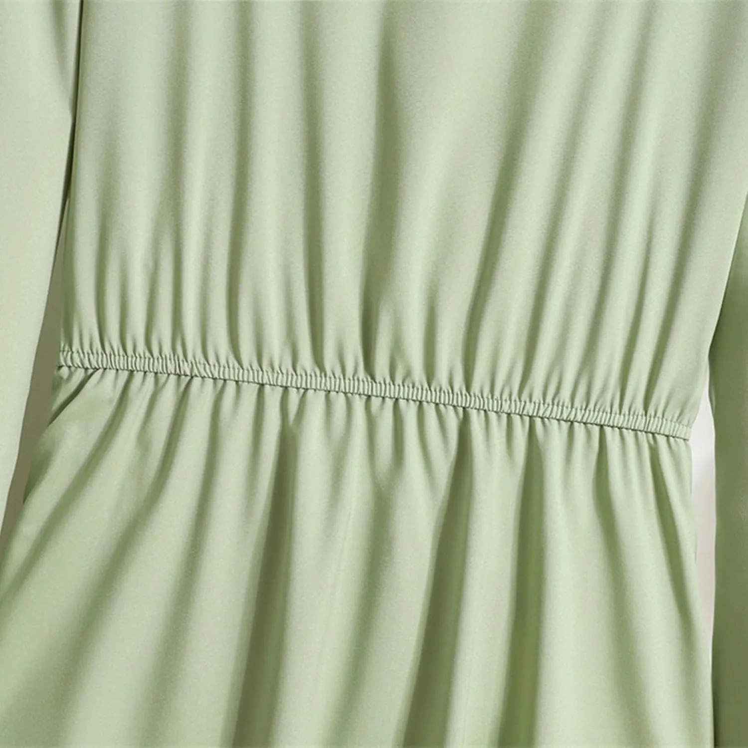 Dresses for Women Fall Casual 2024 Big Hem Elastic Waist Flowy Dress Long Sleeve Comfy Outdoor Vacation Maxi Dresses