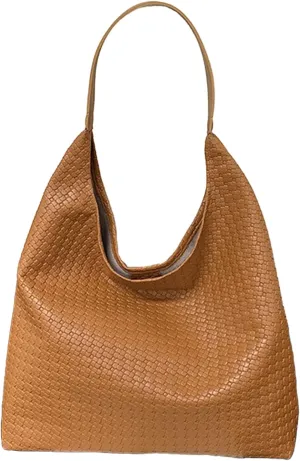 Durable Hobo Bag for Women Spacious Vegan Leather Shoulder Handbag Slouchy Crossbody Underarm Tote Trendy Mothers Day Gift