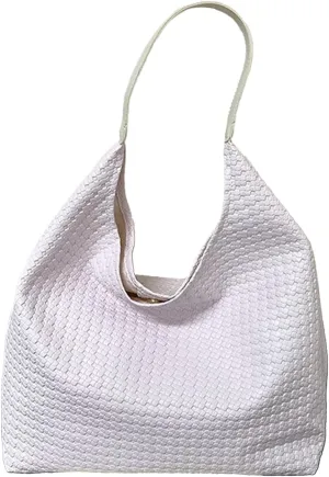 Durable Hobo Bag for Women Spacious Vegan Leather Shoulder Handbag Slouchy Crossbody Underarm Tote Trendy Mothers Day Gift