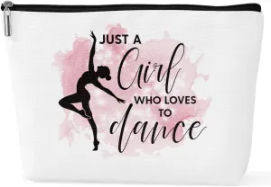 ENGVZ Dancing Makeup Bag for Performers Dancers Girls | Dance Gifts for Dancers - Portable & Compact for Concerts, Parties and Nightclubs (Dancer's Beauty Essentials)