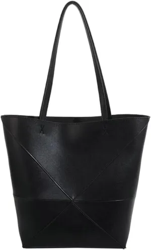 Epsion 2025 Vegan Leather Tote Bags for Women Soft Shoulder Bags Shopping Slouchy Work Purses Handbag