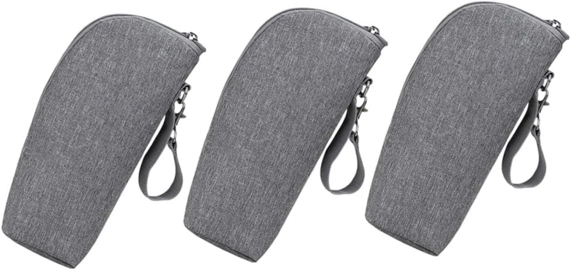 ERINGOGO Bottle Cooler Bag Portable Insulated Oxford Cloth Thermal Pouch for Food Bottle Storage Convenient Travel Accessory for Parents