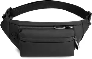 Fanny Pack Waterproof Waist Bag Fashion Chest Bag Outdoor Sports Messenger Bags Leisure Travel Men's Waist Bags (C)
