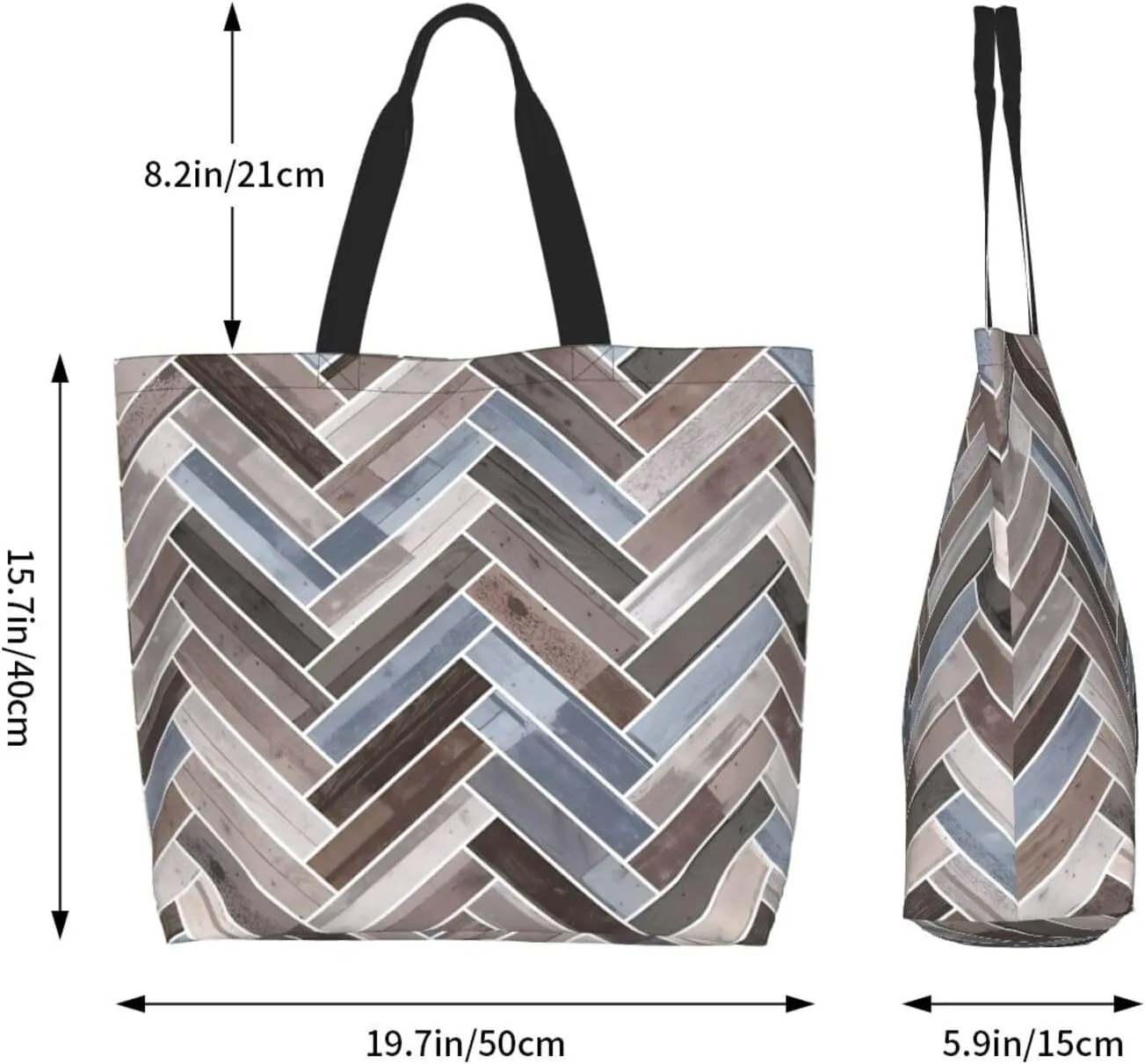 Fantasy Book Shelf Women's Tote Bag Large Capacity Single Shoulder Bags Handbag for Shopping Work