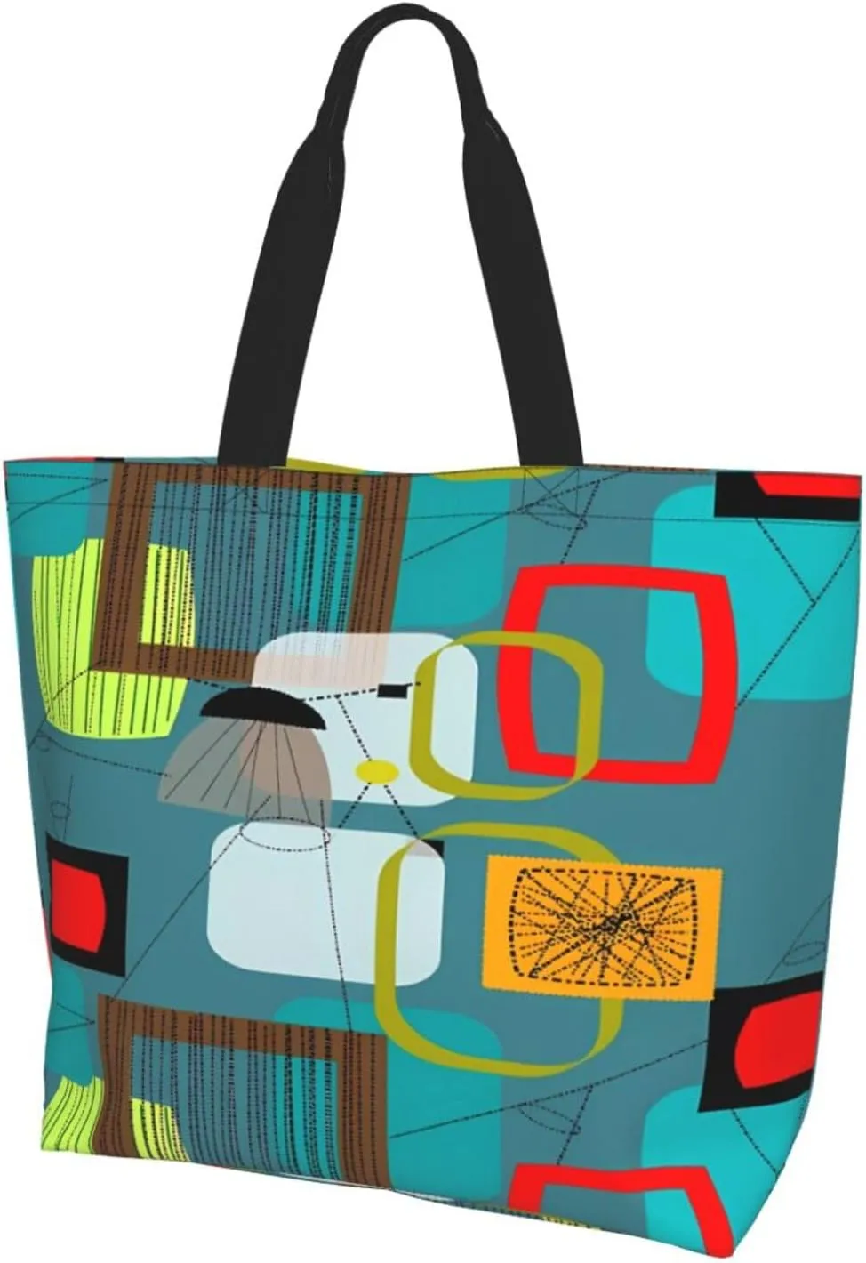 Fantasy Book Shelf Women's Tote Bag Large Capacity Single Shoulder Bags Handbag for Shopping Work