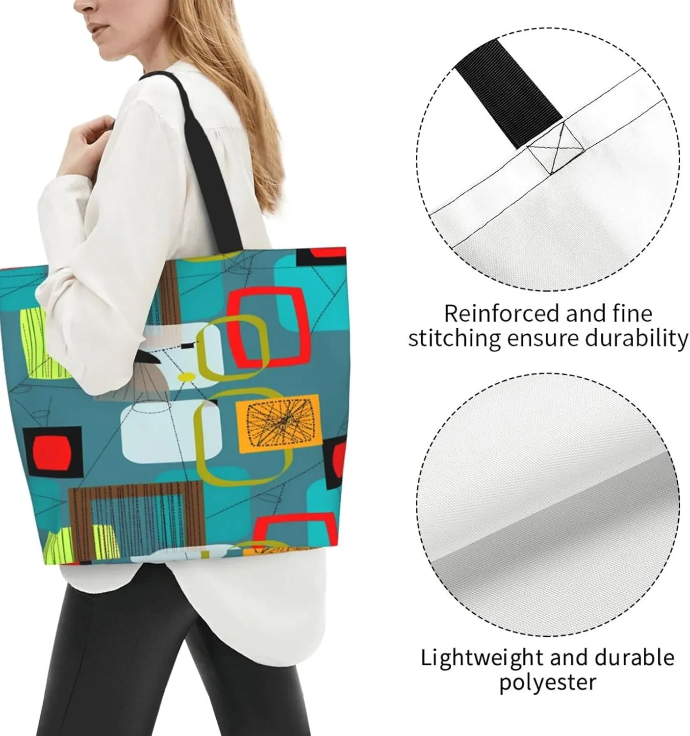 Fantasy Book Shelf Women's Tote Bag Large Capacity Single Shoulder Bags Handbag for Shopping Work