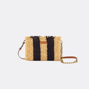 Farawa Bag (White   Black Stripes)