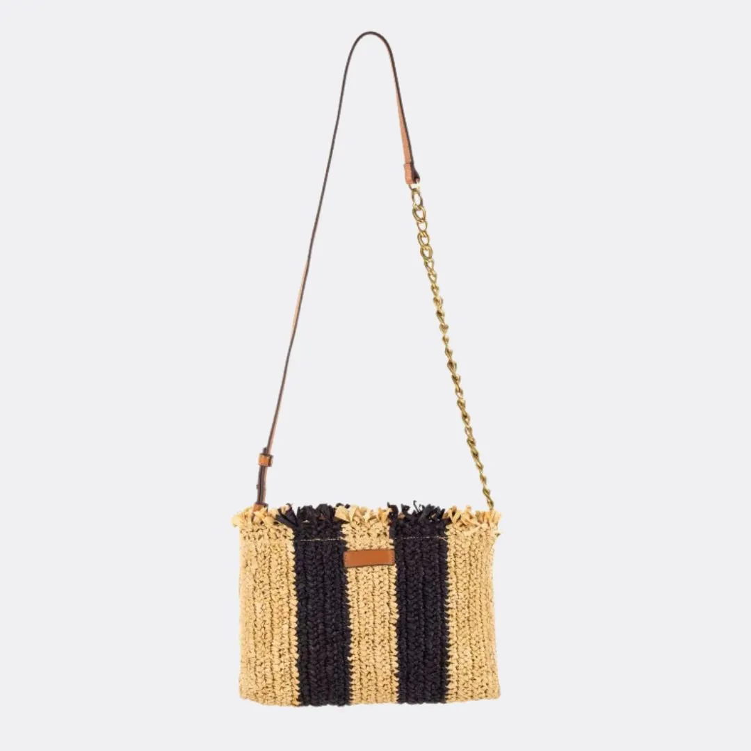 Farawa Bag (White   Black Stripes)