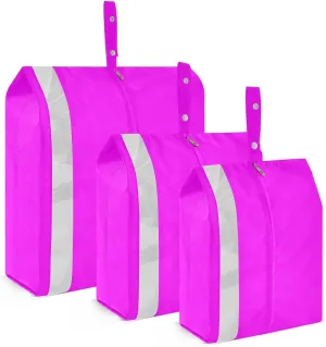 Fuchsia Packing Cubes for Travel 3 Set Compression Travel Bags Luggage Organizer Bags for Luggage