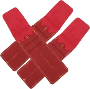 Gadpiparty 3pcs PU Leather Pen Sleeve Vintage Style Pen Holder for Compact Portable Design for Doctors Nurses and Everyday Use