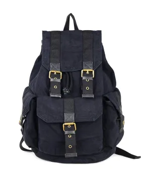 Gootium 21101GRY-S Specially High Density Thick Canvas Backpack Rucksack, Black Small Size