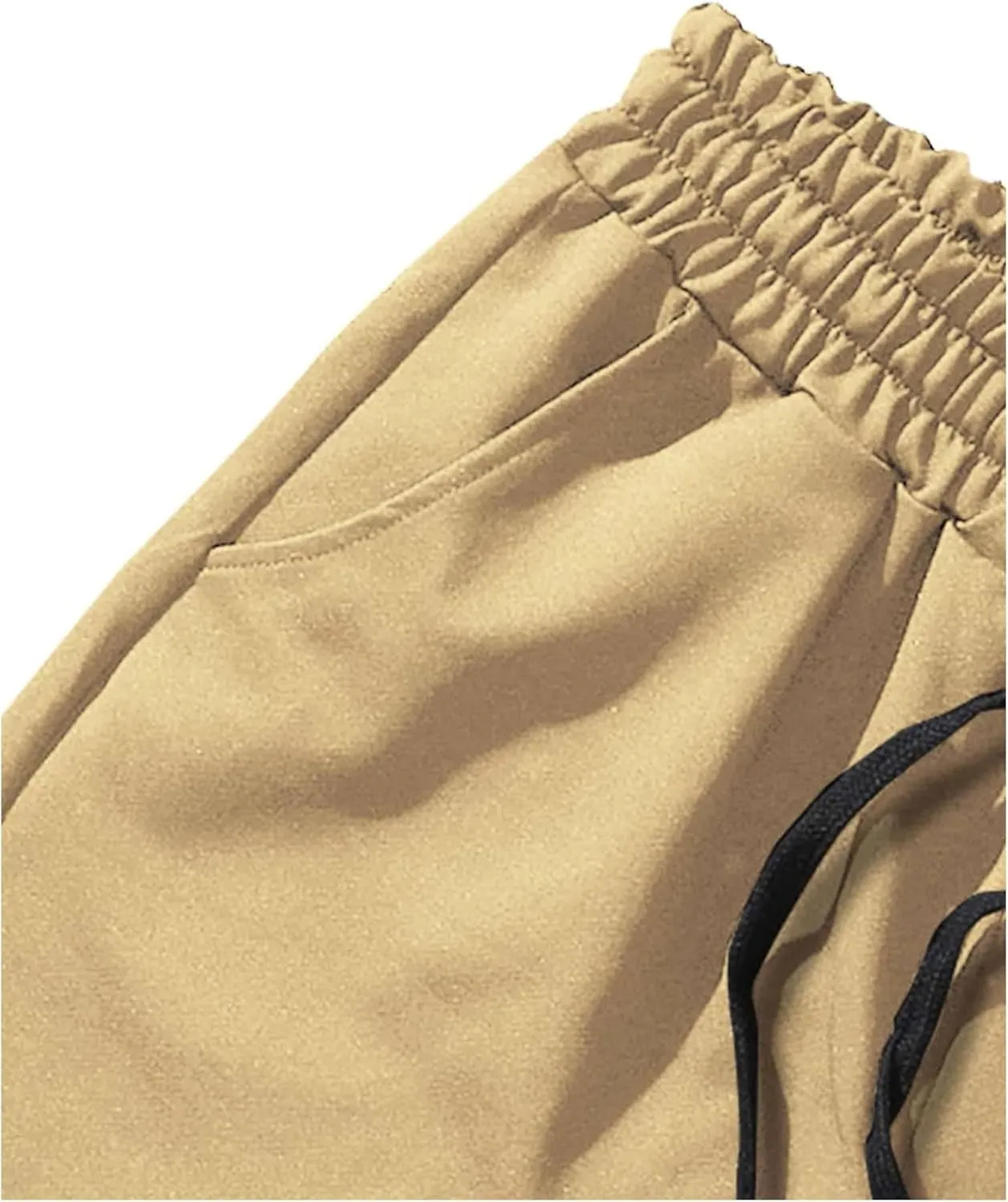 GORGLITTER Men's Graphic Cool Shorts Drawstring Waist Workout Short Streetwear with Pockets