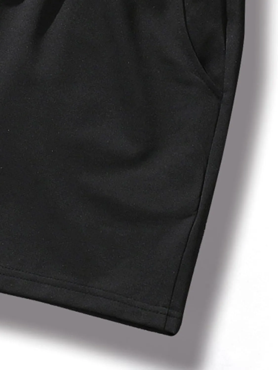GORGLITTER Men's Graphic Cool Shorts Drawstring Waist Workout Short Streetwear with Pockets