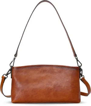 HESHE Genuine Leather Shoulder Bags for Women Crossbody Purse Ladies Handbags Hobo Bag Casual Purse