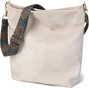Hobo Bag for Women Large Fashion Crossbody Bag Top Handle Trendy Shoulder Bag Purse Handbag Travel Bucket Tote Bag