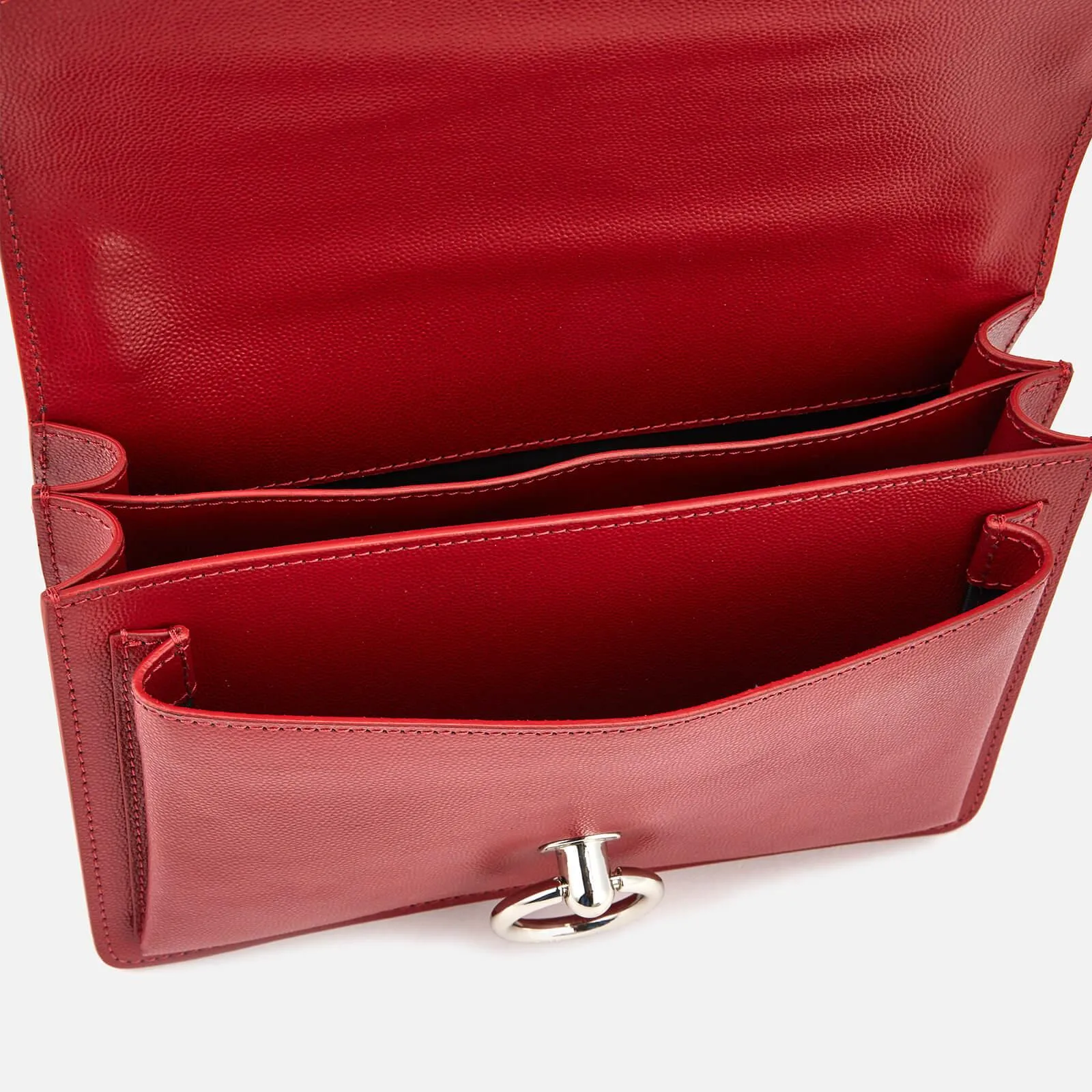 Jean Medium Shoulder Bag (Scarlet)