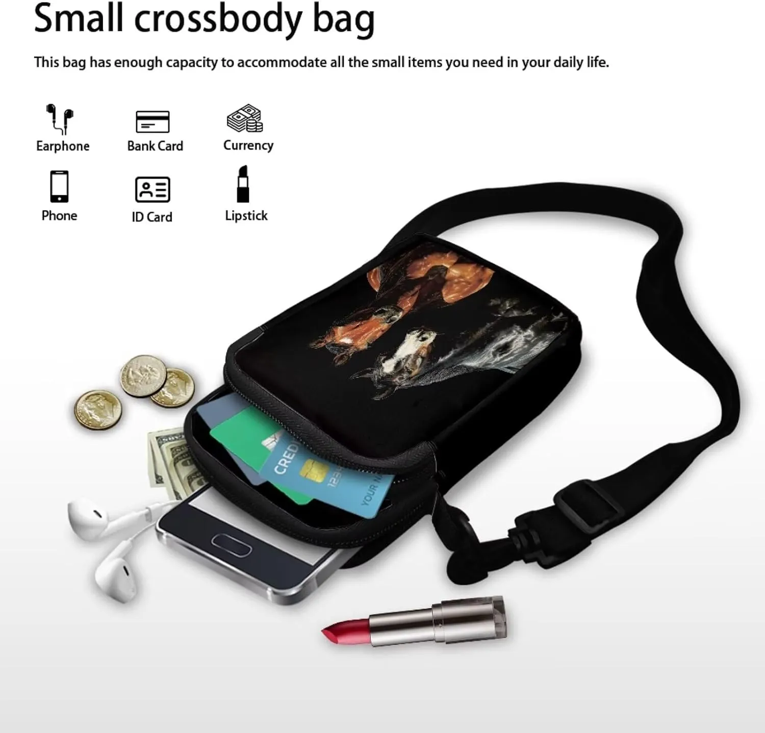 Kids Messenger Bag Small Crossbody Bags Shoulder Satchel Bags with Front Pocket