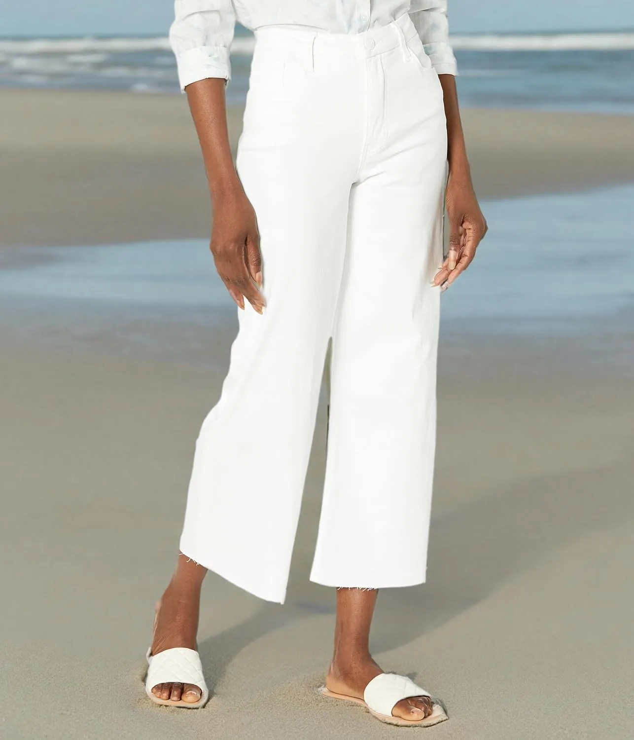KUT from the Kloth Meg High-Rise Fab AB Wide Leg in Beckon