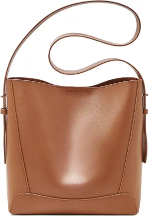 Lady Women Hobo Bucket Bag Split Leather Fashion Shoulder Bags Large Capacity Handbag Wide Adjustable Strap Female Bags