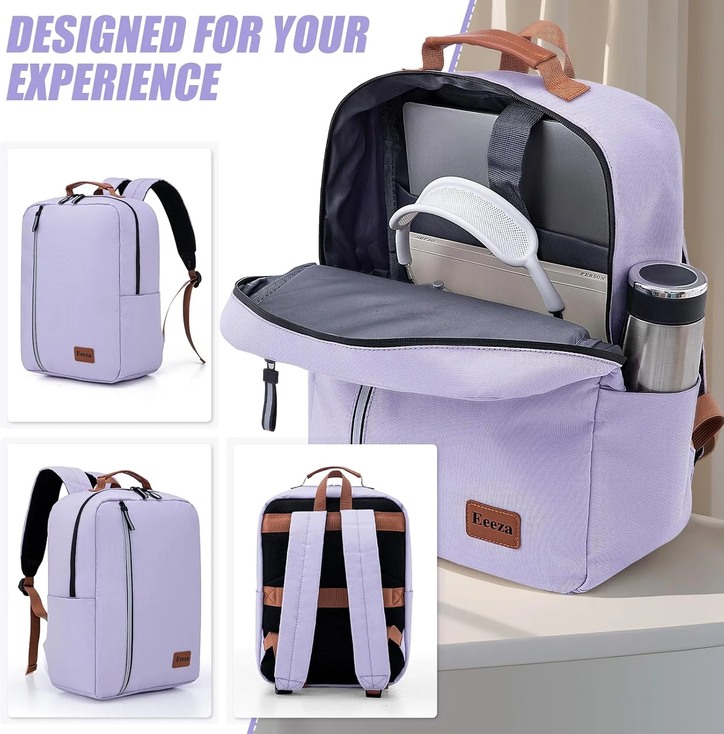 Laptop Backpack, Durable Lightweight Travel Backpack Featuring Spacious Main Laptop Compartment, Functionality for Travel, School, Daily Use