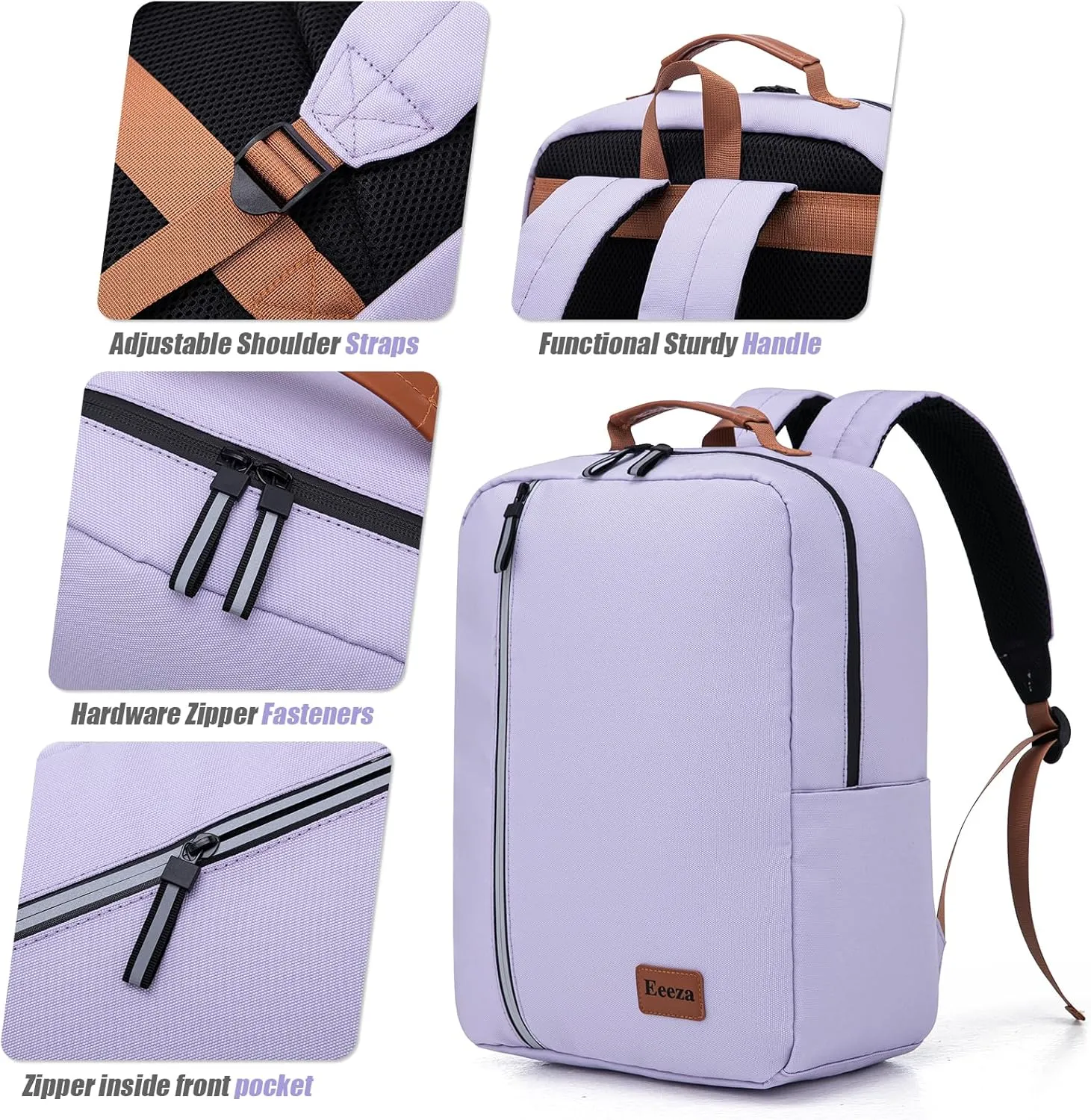 Laptop Backpack, Durable Lightweight Travel Backpack Featuring Spacious Main Laptop Compartment, Functionality for Travel, School, Daily Use
