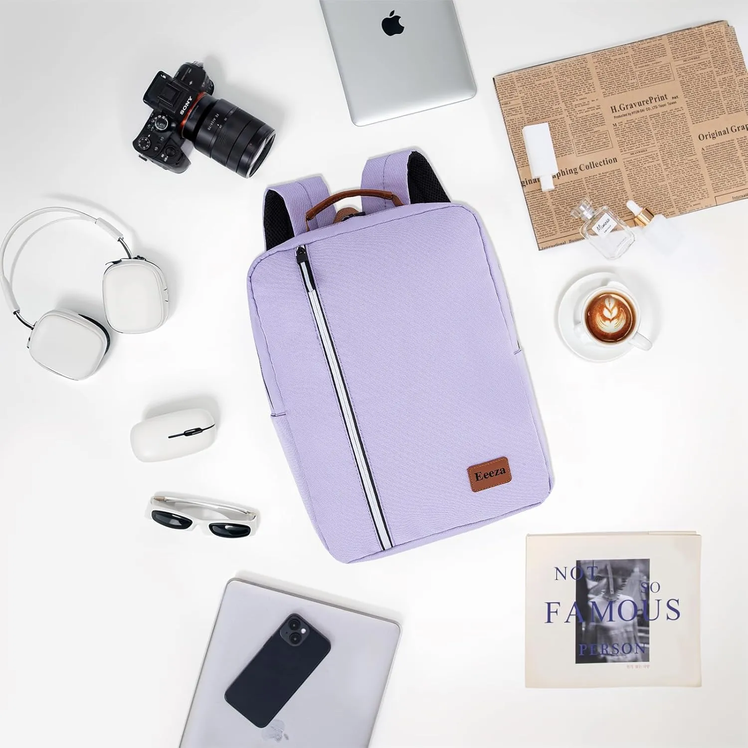 Laptop Backpack, Durable Lightweight Travel Backpack Featuring Spacious Main Laptop Compartment, Functionality for Travel, School, Daily Use