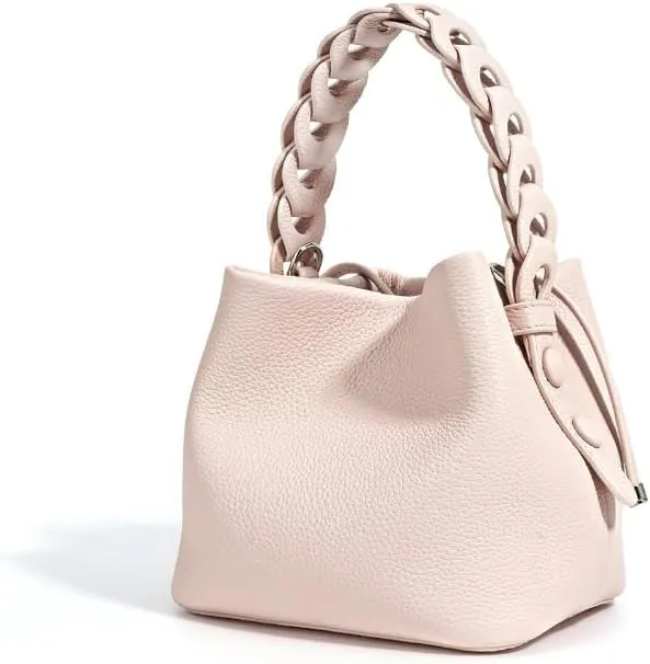 Leather Bucket Bag Handbag For Women Top Handle Woven Shoulder Crossbody Bag Clutch Versatile Commuting Elegant Chi Luxury