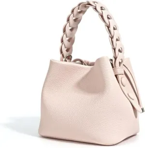 Leather Bucket Bag Handbag For Women Top Handle Woven Shoulder Crossbody Bag Clutch Versatile Commuting Elegant Chi Luxury