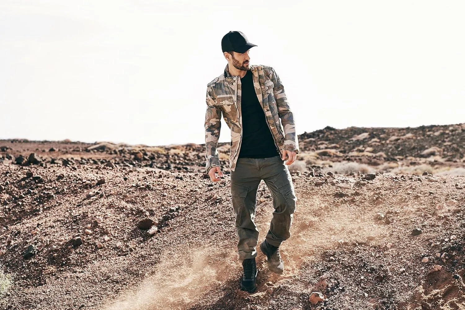 Men Military Coat