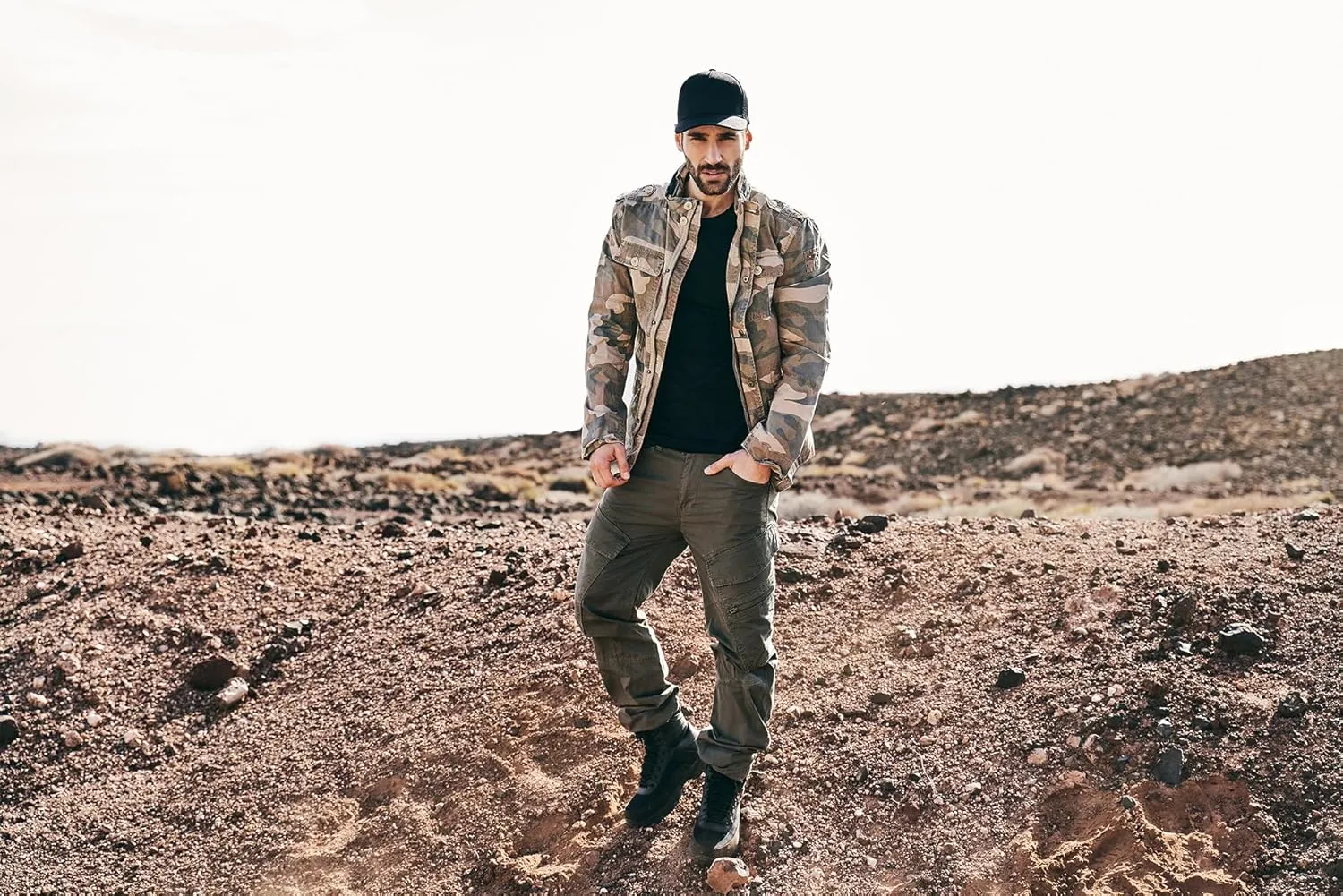 Men Military Coat