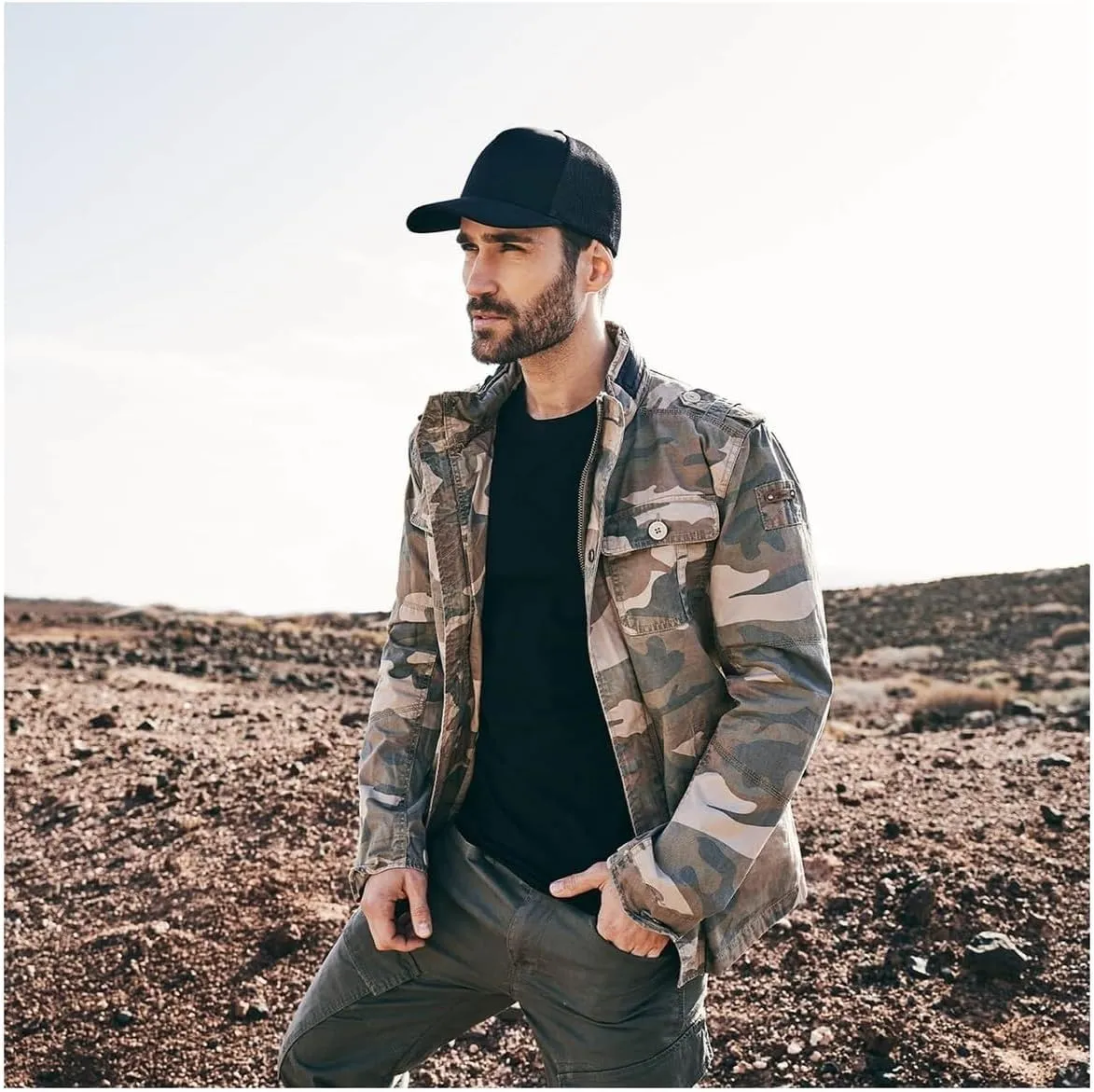 Men Military Coat