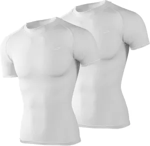 Men's Compression Quick Dry Short Shirts UPF 50  UV Sun Protection Workout Undershirts Weatherproof Rash Guard