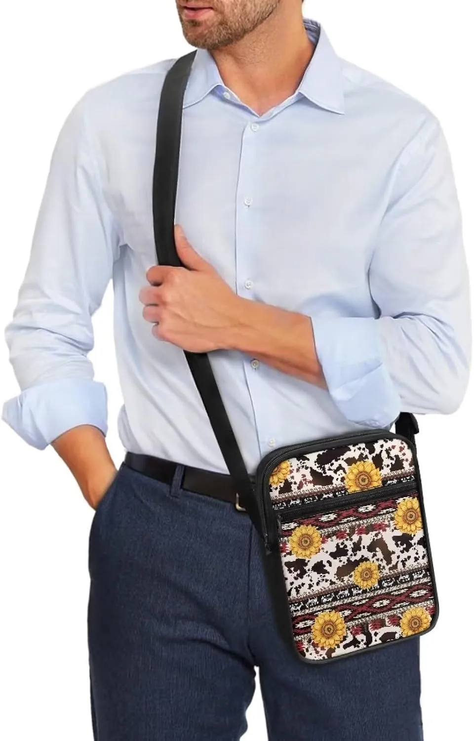 Messenger Bags for Travel Crossbody Shoulder Bags with Pockets Custom Satchel Bag for Phone