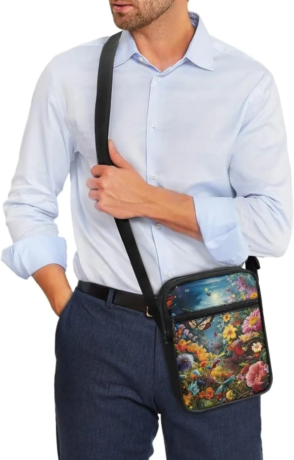 Messenger Bags for Travel Crossbody Shoulder Bags with Pockets Custom Satchel Bag for Phone