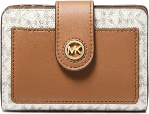 Michael Kors MK Charm Small Tab Compact Pocket Wallet