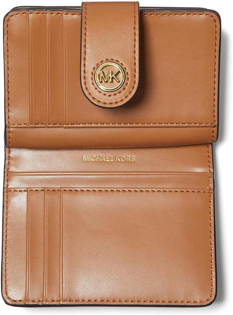 Michael Kors MK Charm Small Tab Compact Pocket Wallet