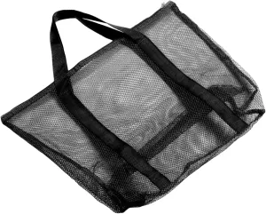 Mikinona Transparent Mesh Beach Tote Bag Large Capacity Multi Functional Carry Bag for Travel Shopping and Versatile Design for Beach Vacations and Daily Use