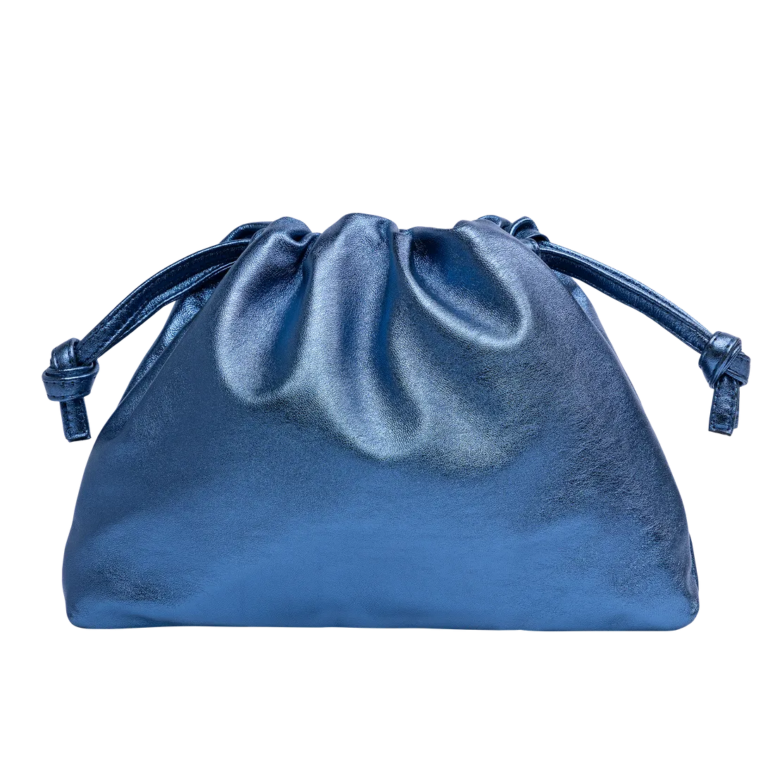 Monica Clutch in Metallic Navy