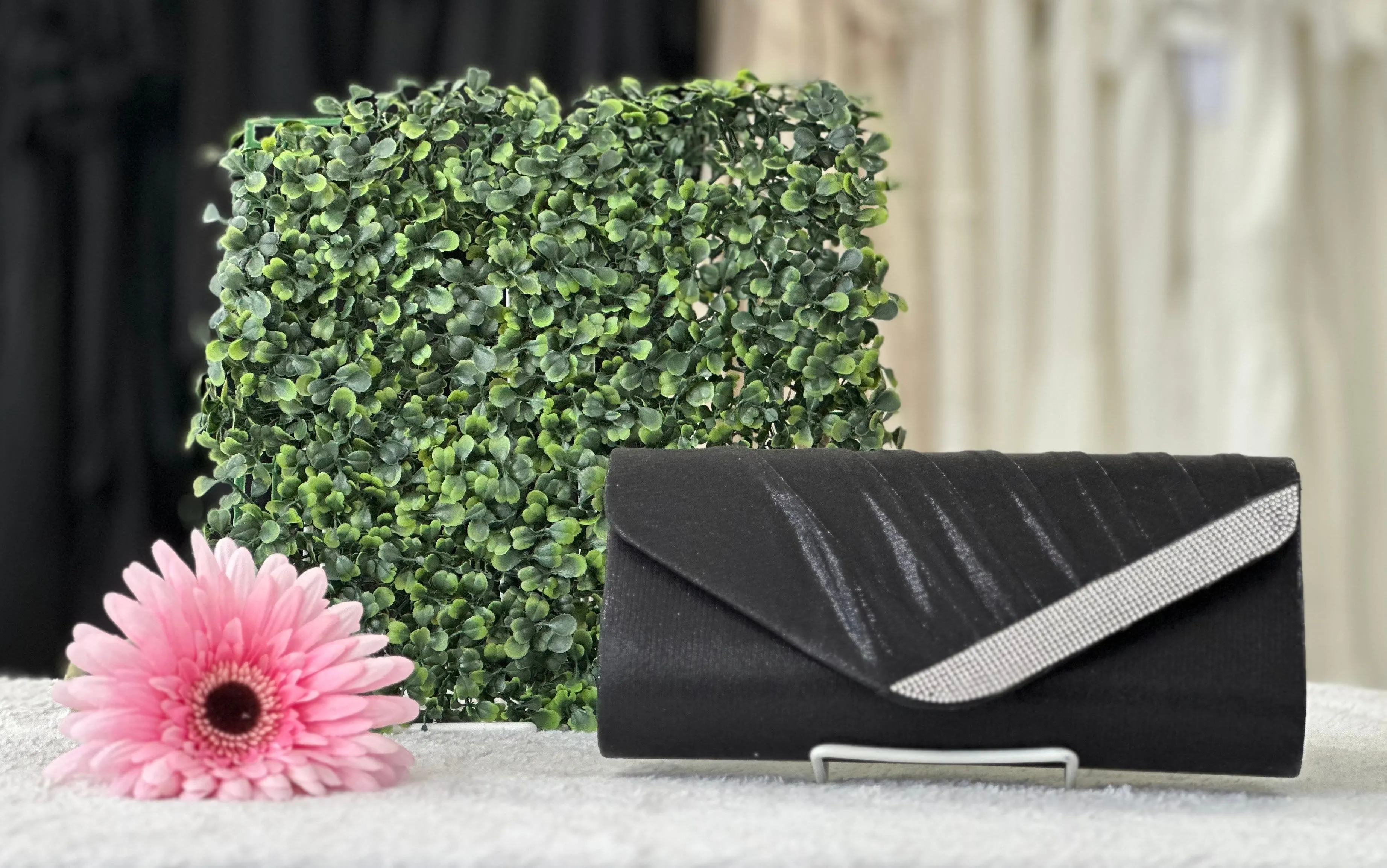 Plus Black clutch bag