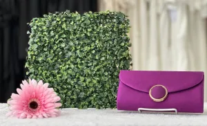 Plus magenta clutch bag