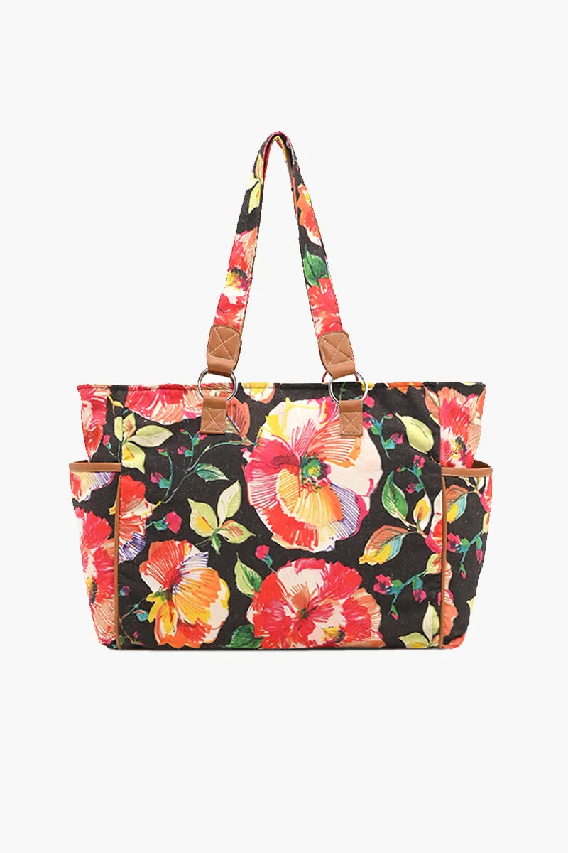 Poppy Paradise Tote Bag
