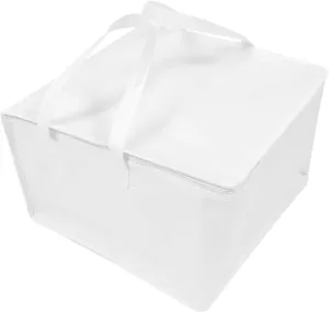 Portable Food Bag Insulated Food Storage Bag for Takeout Single for Pizza Bbq Seafood and Lunch Easy to Carry and Store Random Color