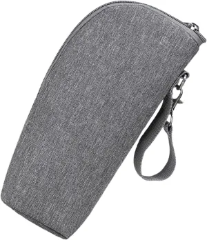 Portable Leak Bottle Insulation Bag Fully Insulated Milk Carrier Pouch for Outdoor Use Convenient Feeding Bottle Pouch with Sturdy Handle for Grey