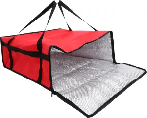 PRETYZOOM Insulated Takeout Bag Large Capacity Food Bag for Pizza Non-woven Insulated Heat Preservation Lightweight