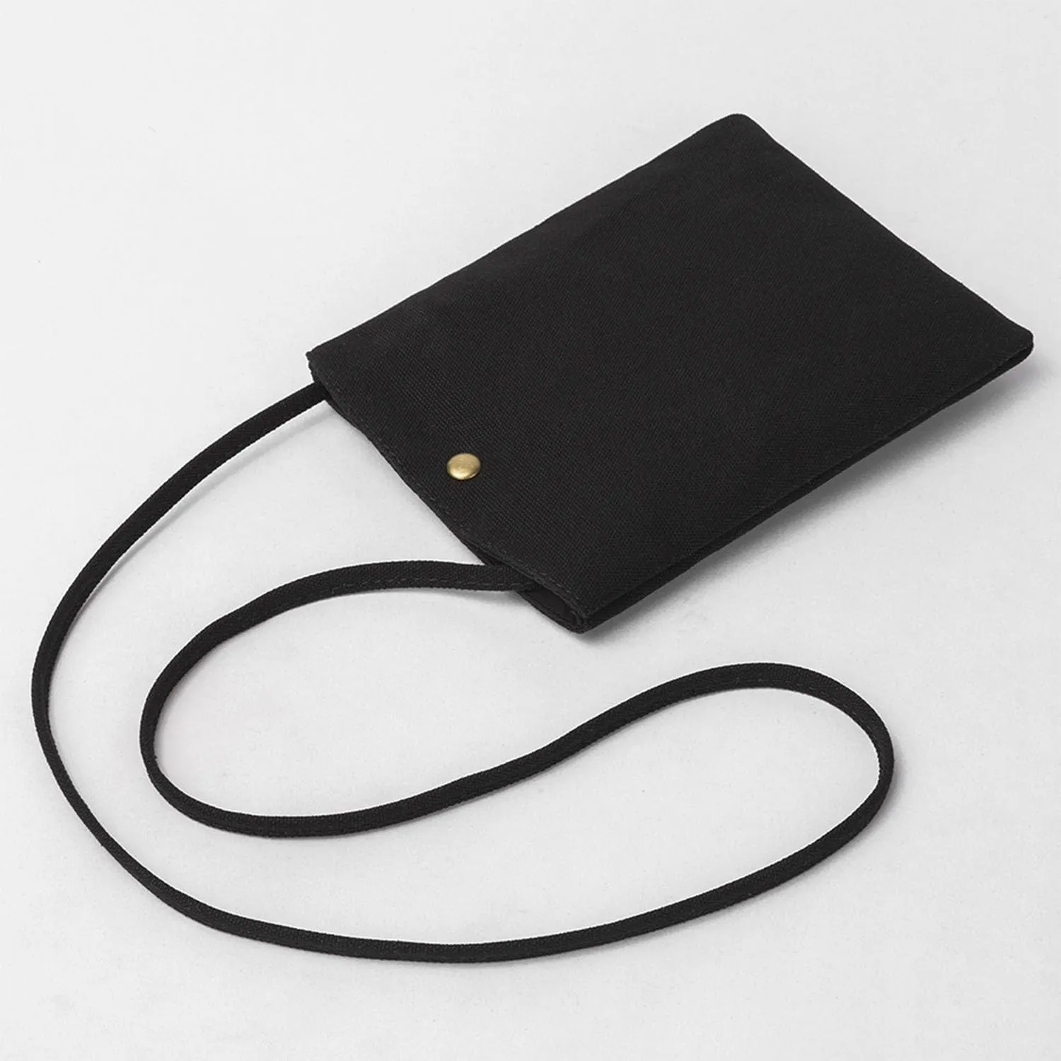Pure Nylon Mobile Phone Bag Mini Cloth Bag ins Style Japanese Simple and Versatile Messenger Small Square Bag