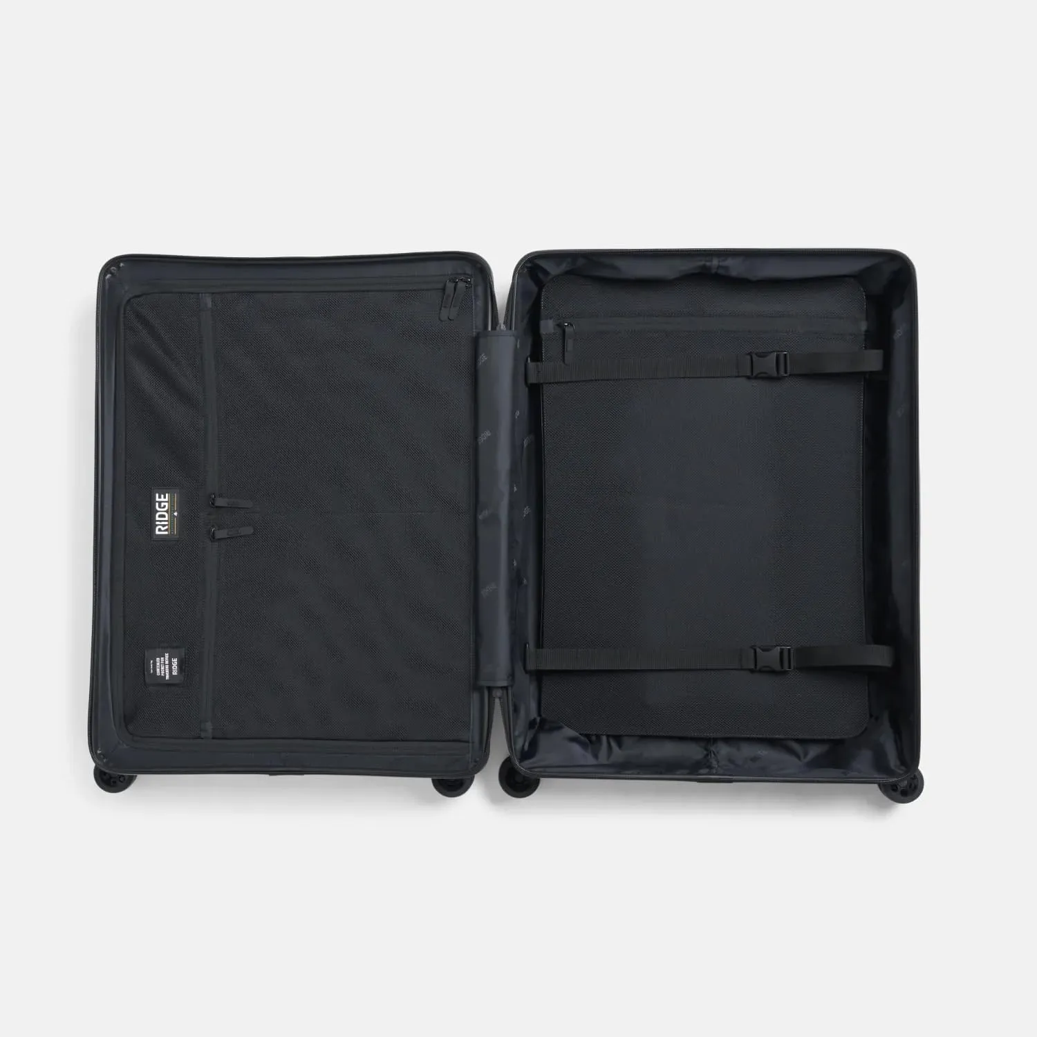 Ridge Check In Luggage - German Makrolon Polycarbonate Shell - TSA-Approved Lock with 360 Spinner Wheels (Alpine Navy)