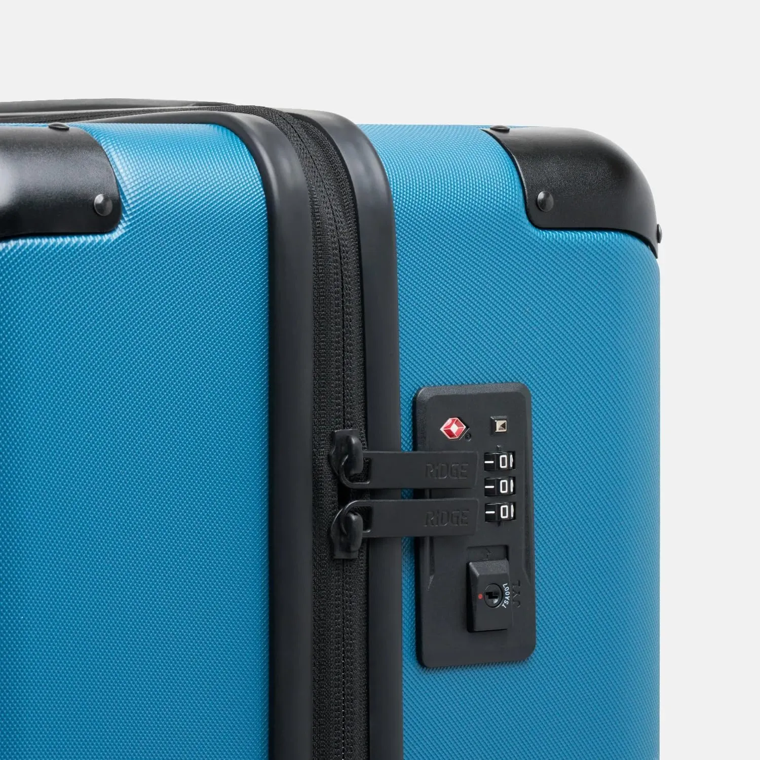 Ridge Check In Luggage - German Makrolon Polycarbonate Shell - TSA-Approved Lock with 360 Spinner Wheels (Alpine Navy)