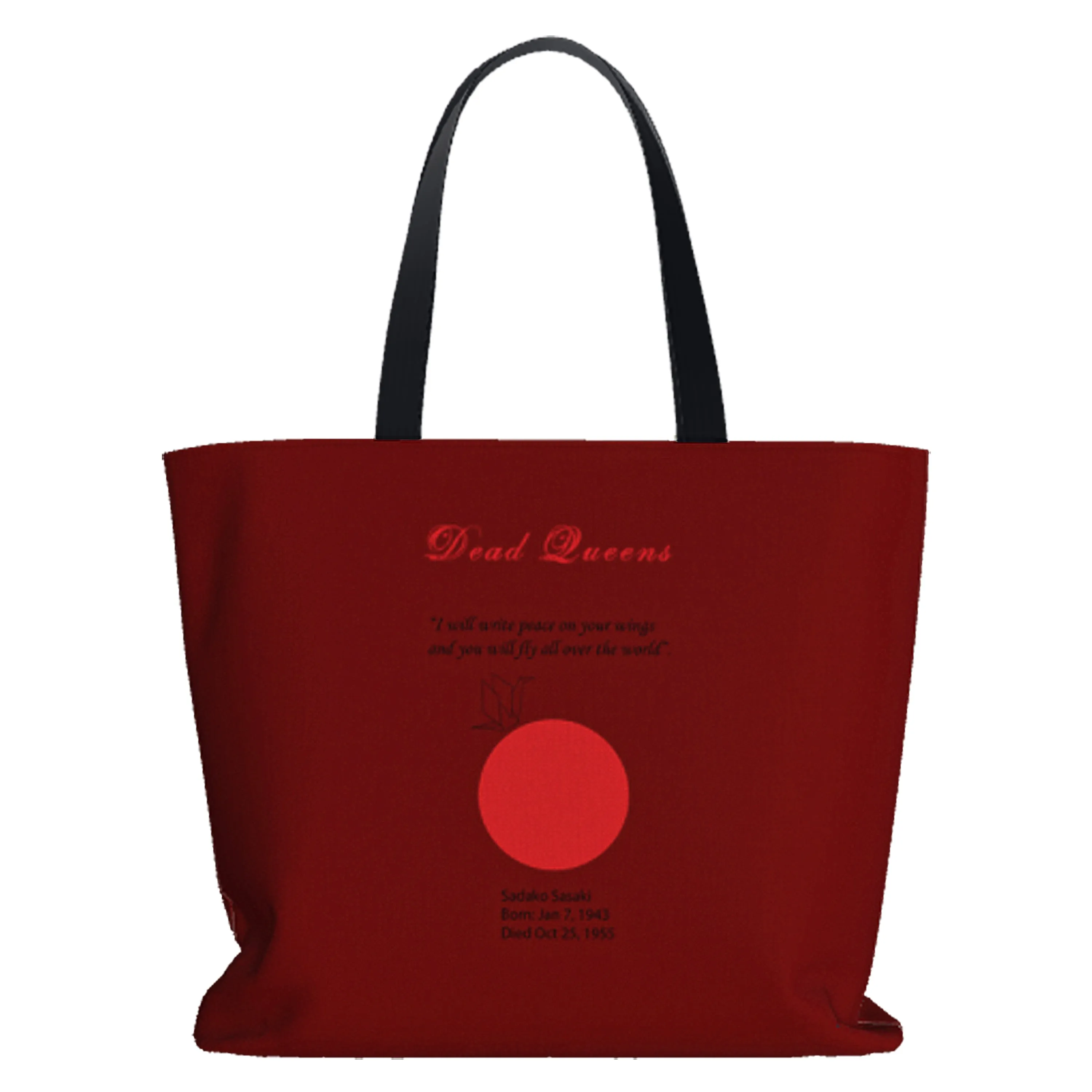 Sadako Sasaki Oversize Tote Bag