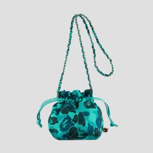 SAINT MXXXXXX x A BATHING APE CAMO CHAIN BAG