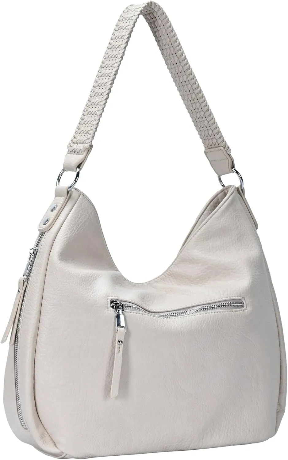 Sasha Sofi Ravenna Hobo | Vegan Leather Handbag with Spacious Interior and Shoulder Strap | Stylish Everyday Purse